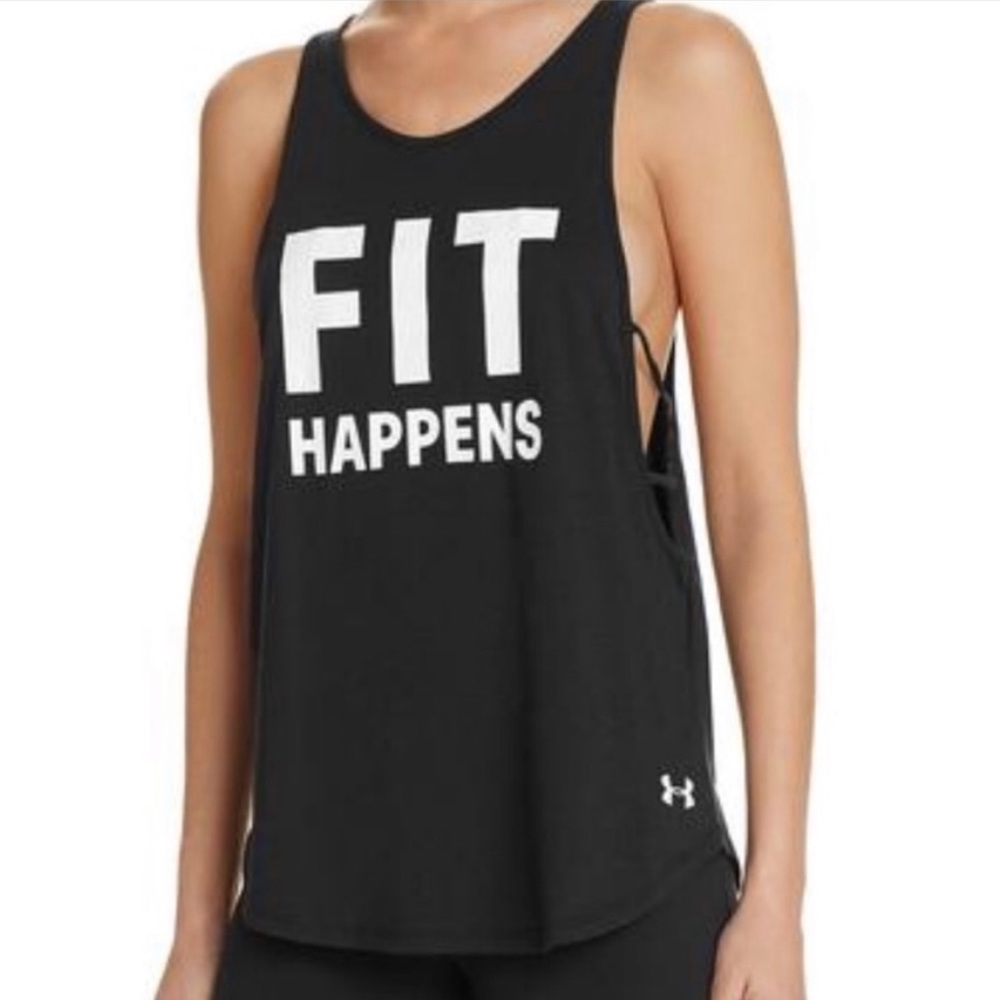 Under Armour Work Out Tank - Fit Happens - Small